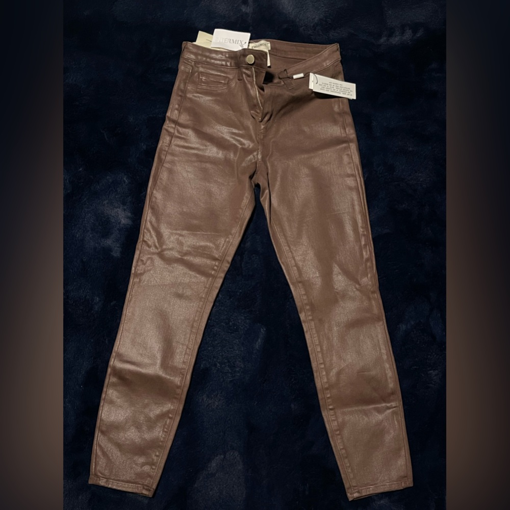 L’Agence Margot Coated Skinny Jeans